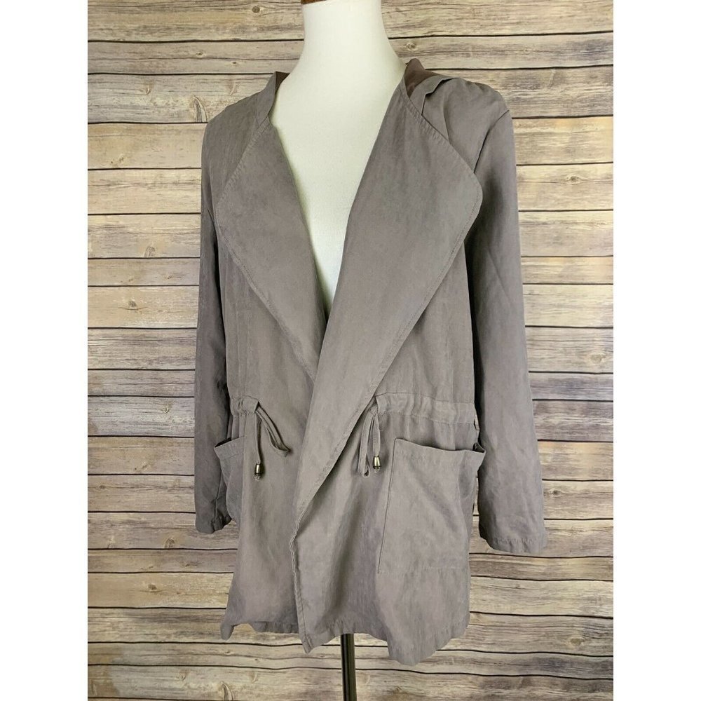 May And July Womens Medium Open Front Jacket Soft